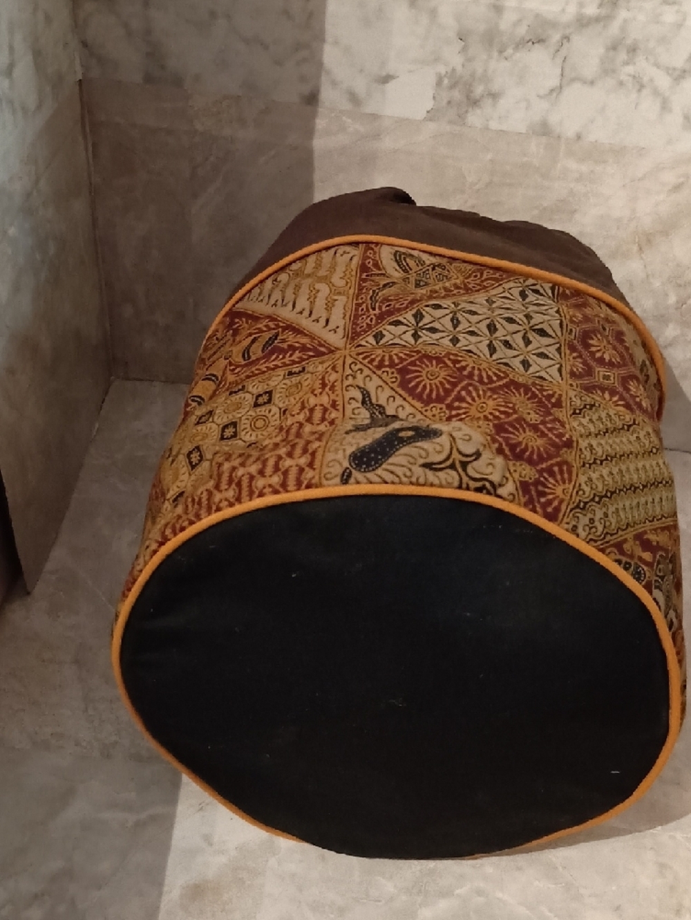 Brown Drawstring Bucket Bag - Picture 2 of 5